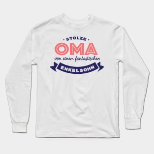 Stolze Oma von einem fantastischen Enkelsohn Long Sleeve T-Shirt